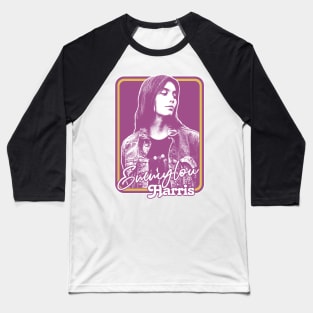 Emmylou Harris // Outlaw Country Retro Fan Design Baseball T-Shirt